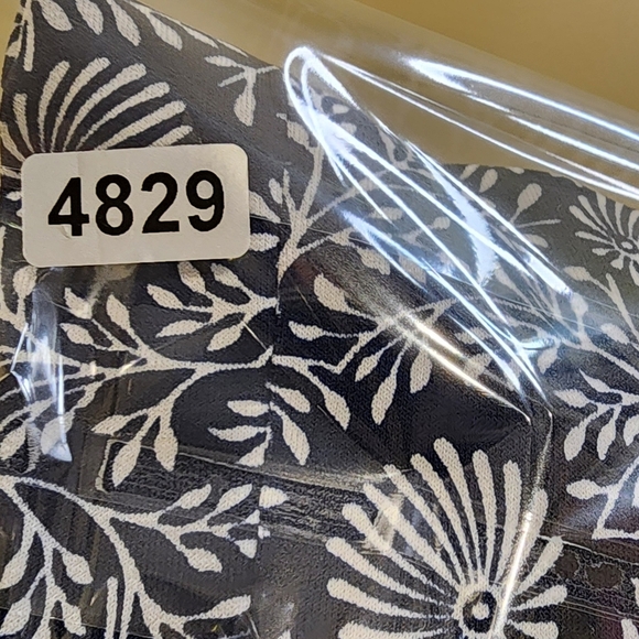 Max Studio Navy and White Quarter Sleeves fit and flare Casual dress size M - Picture 11 of 11